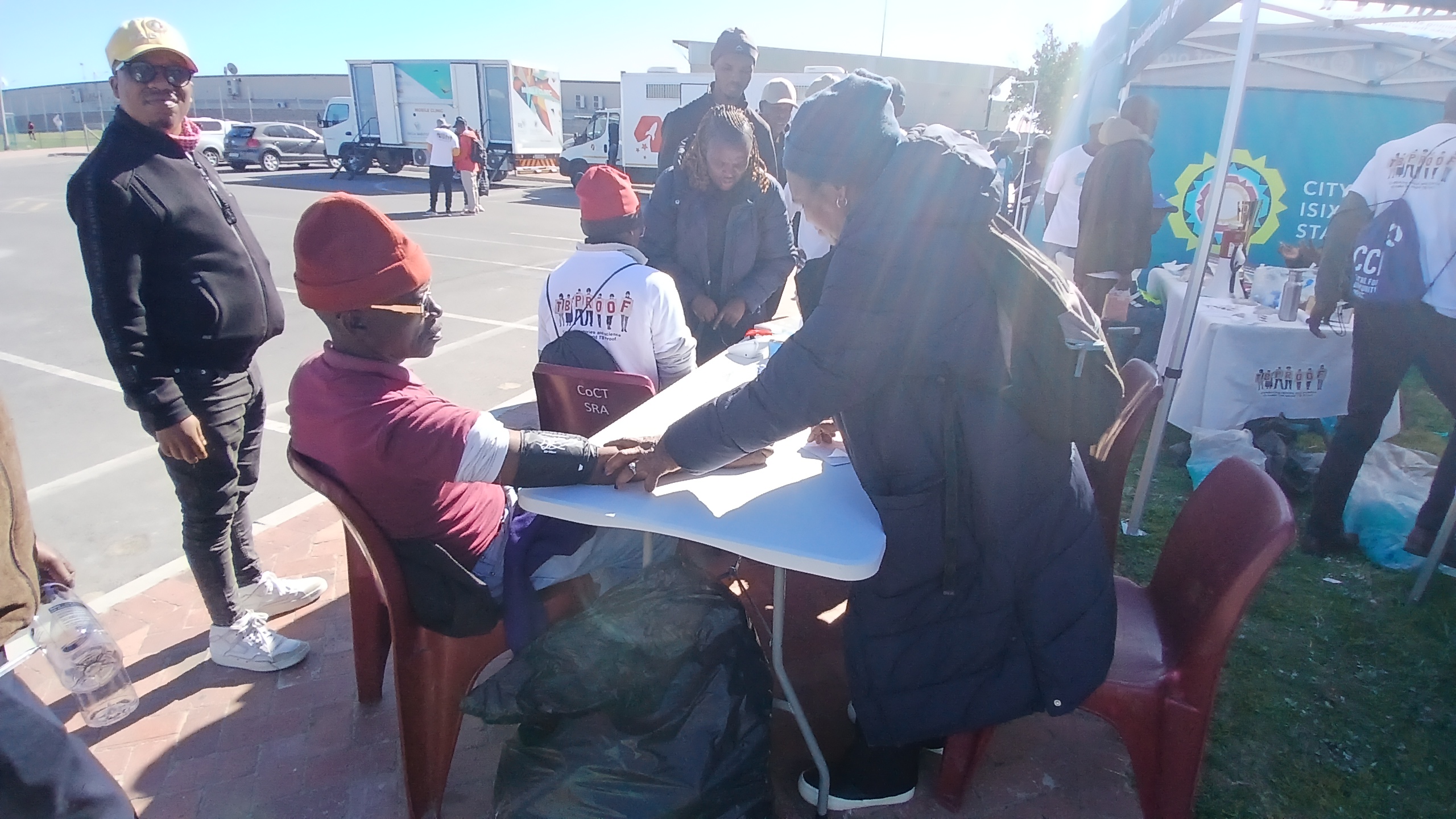 Health drive encourages Makhaza men to get tested