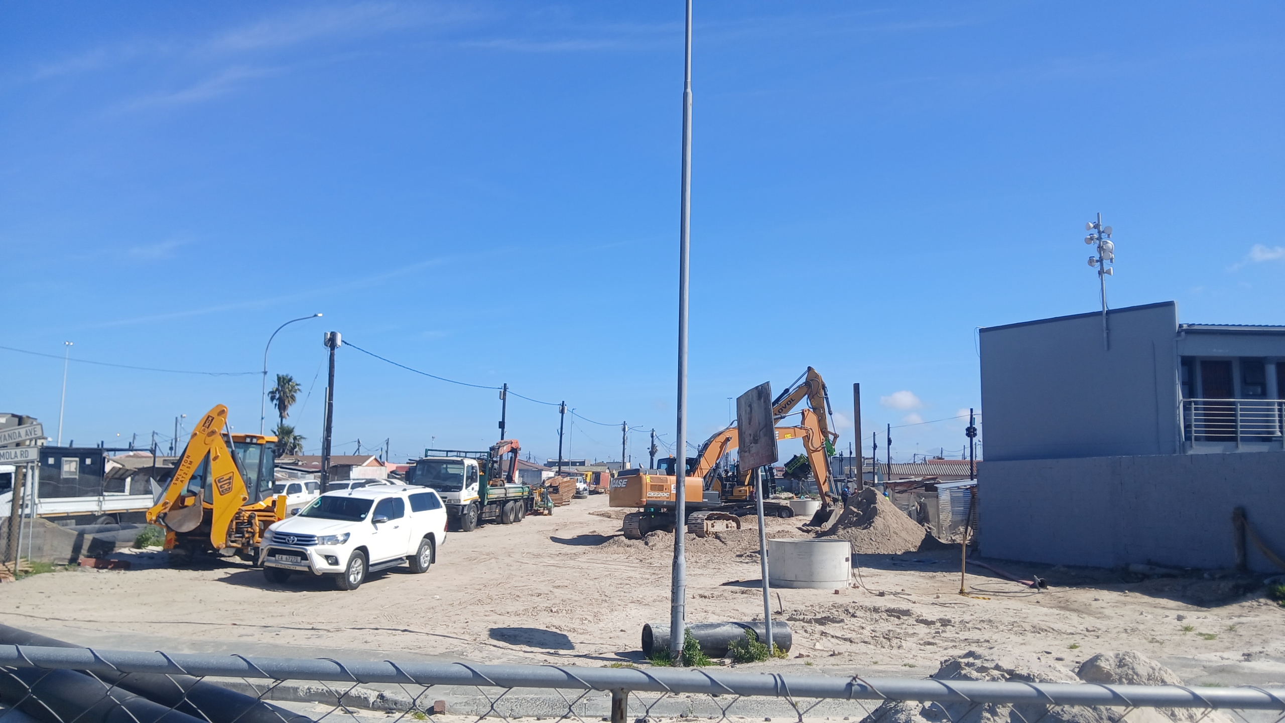 City expected to complete Makhaza sewer pipe repair in November