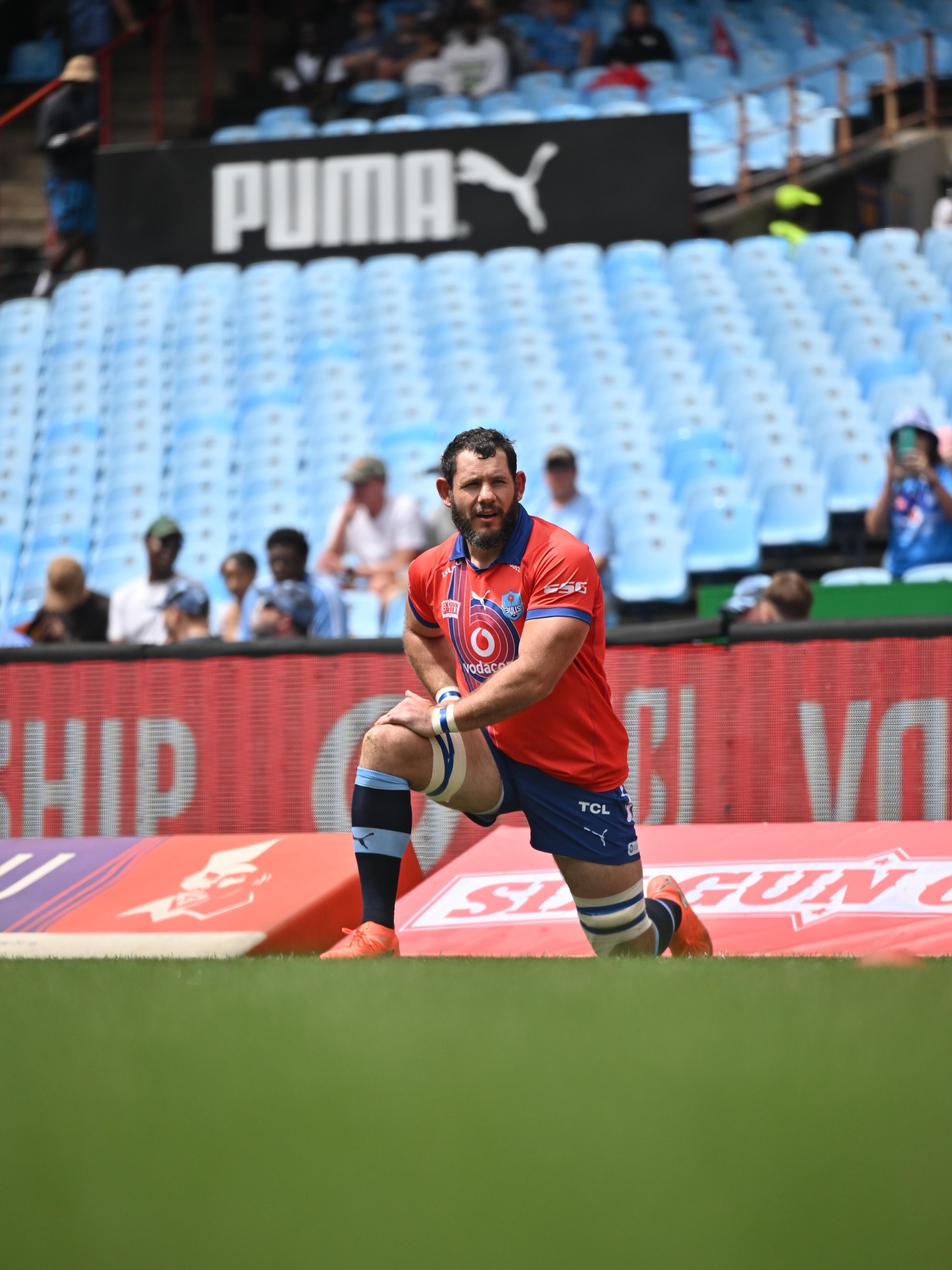 Stormers net-net voor teen halftyd op Loftus Versfeld.