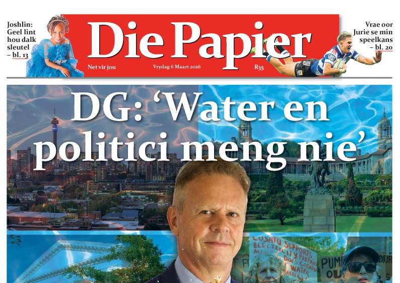 Die Papier se e-koerant is hier