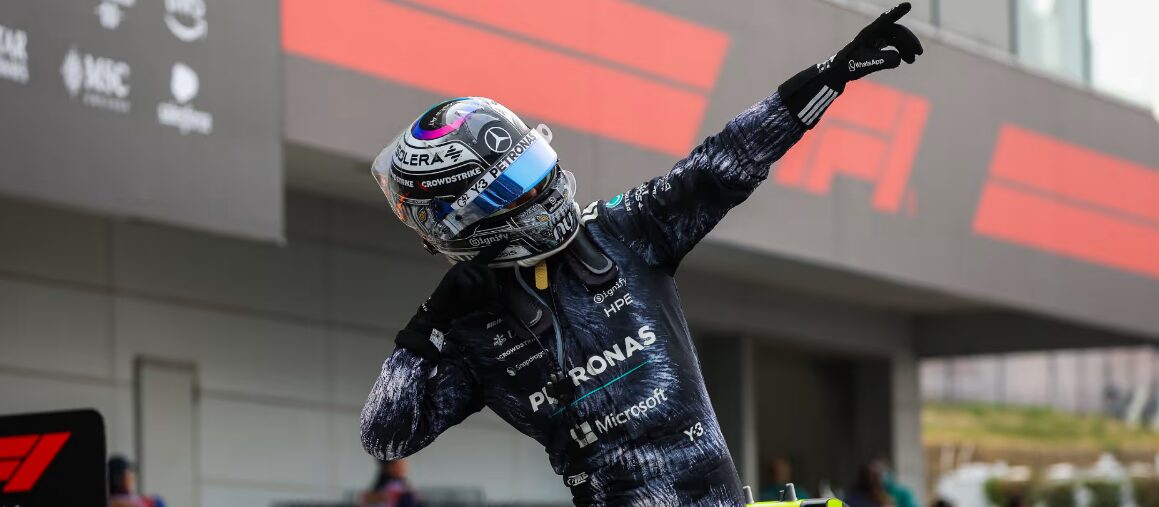 Mercedes se Kimi Antonelli het die F1-GP in Japan gewen.