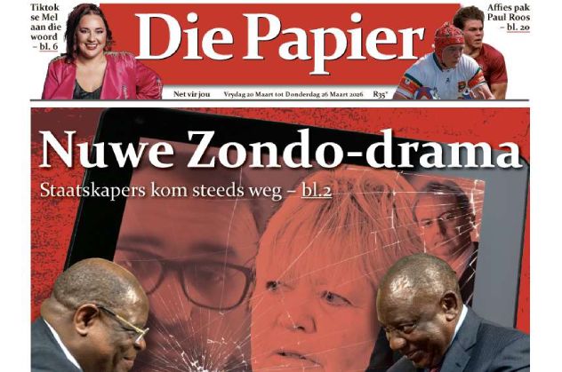 Die 3de uitgawe van Die Papier is vandag op die winkelrakke beskikbaar
