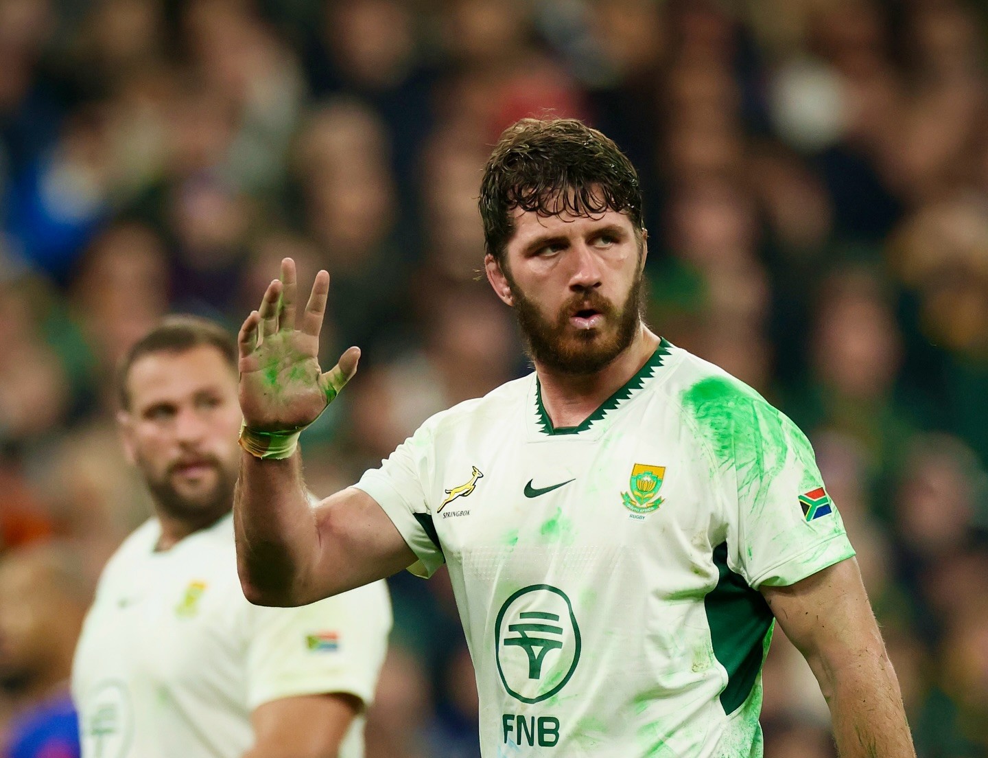 Rugby-groottes groet SA klubspanne: Salmaan Moerat, Ruan Nortjé en David Kriel waai