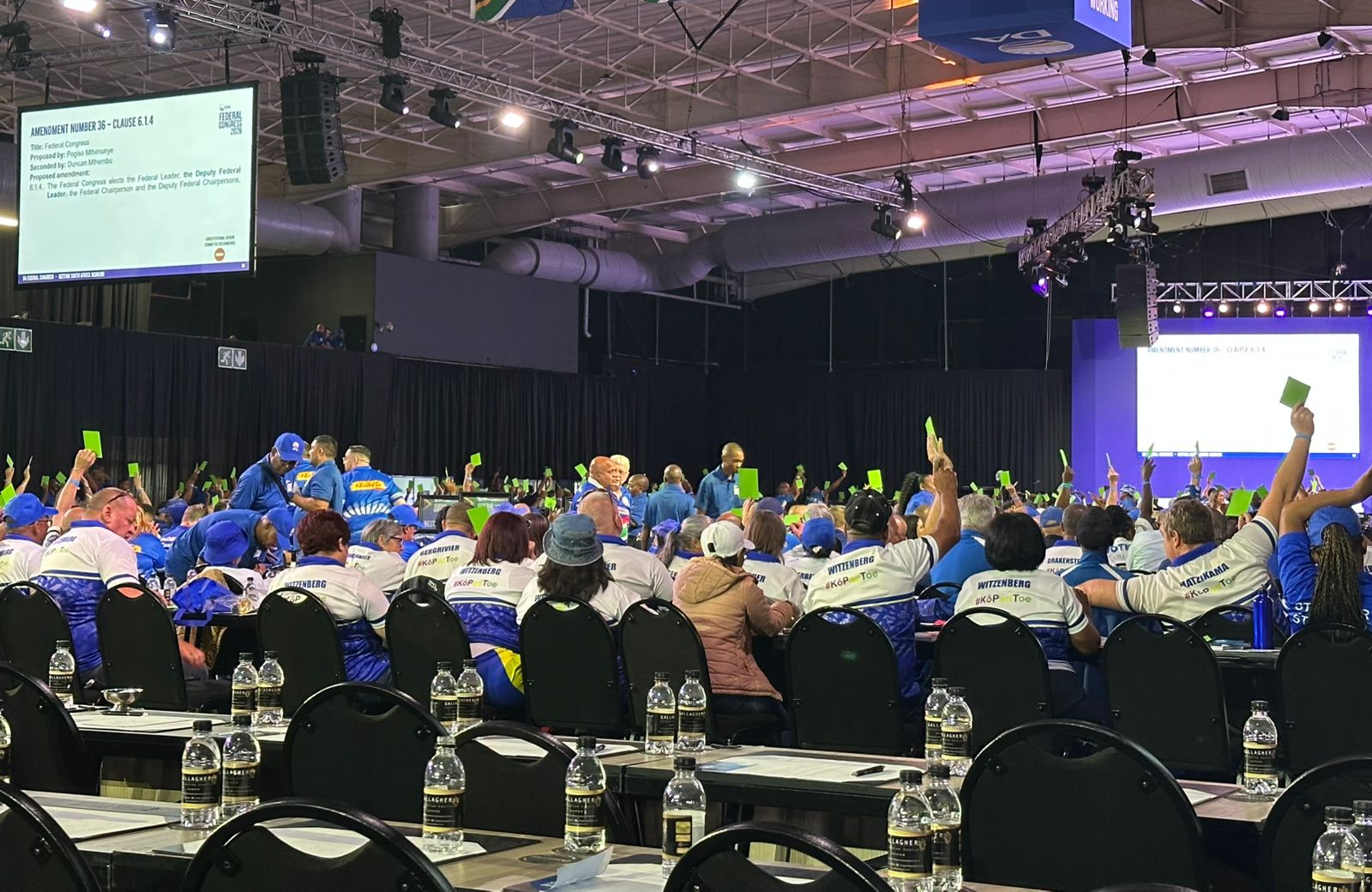 DA-federale kongres: Stem misluk om adjunkleier vir party te kies