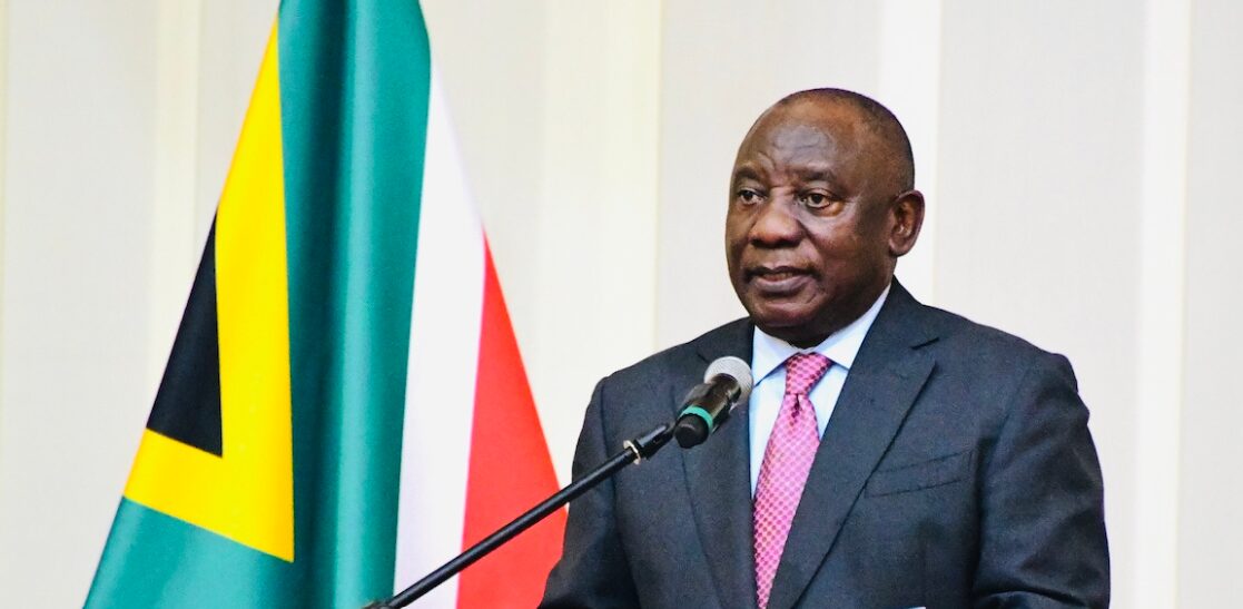 Suid-Afrikaanse president, Cyril Ramaphosa.