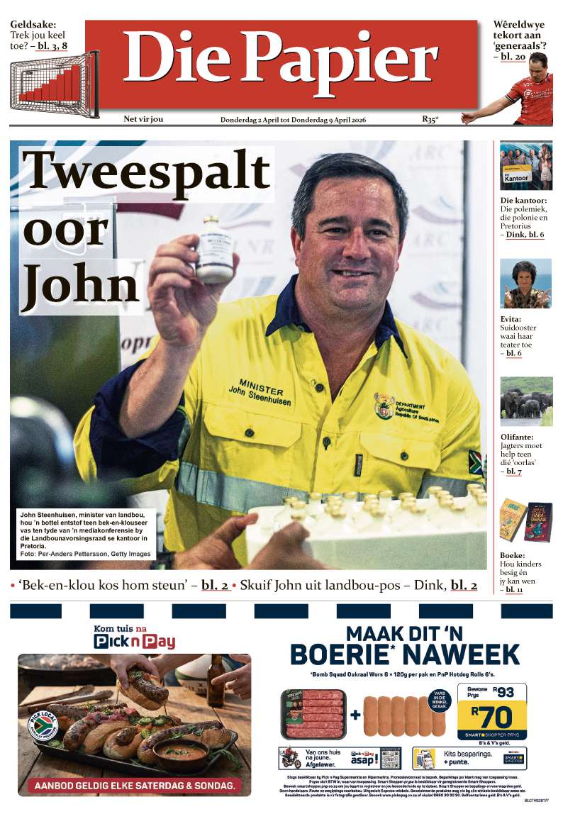 Die Papier – 2 April 2026