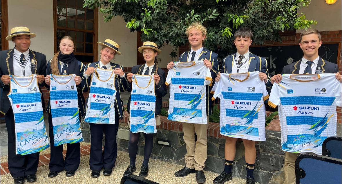 Hoërskool Jan van Riebeeck het onlangs hande gevat met Cansa vir ’n unieke gemeenskapsprojek.