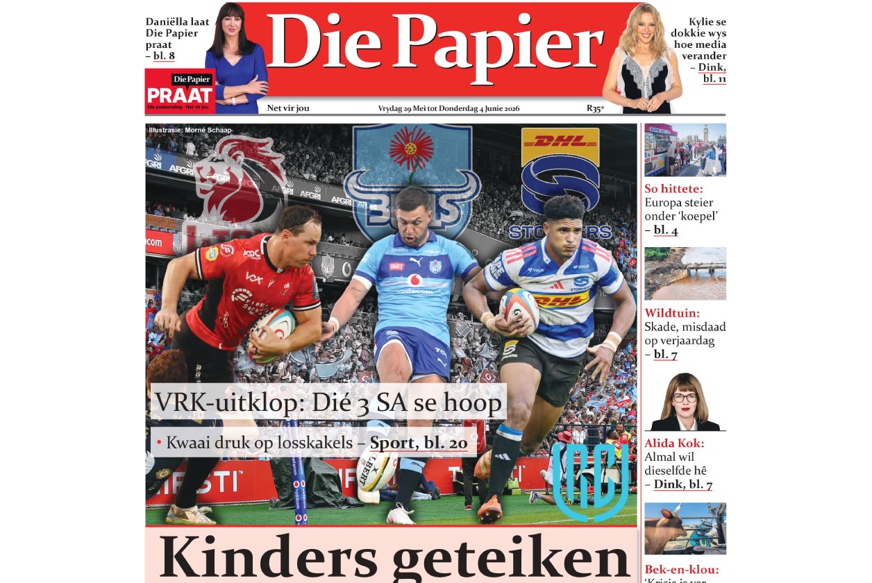 Die nuwe uitgawe van Die Papier is hier: Skoksyfers, rugbynuus en vele meer