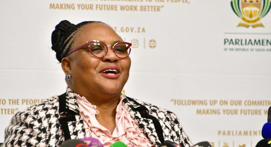 Nasionale Vergadering-speaker, Thoko Didiza.