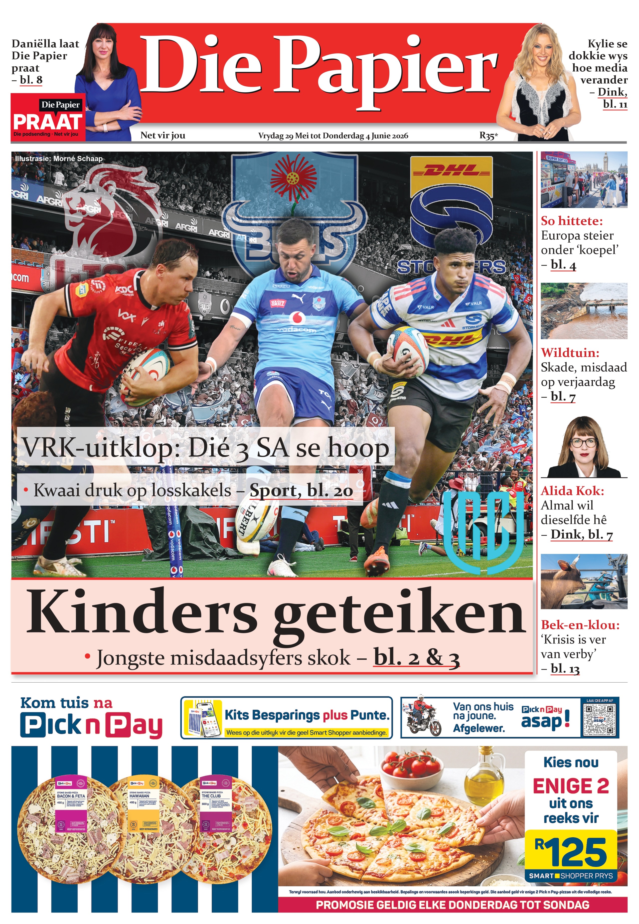 Die Papier – 29 Mei 2026