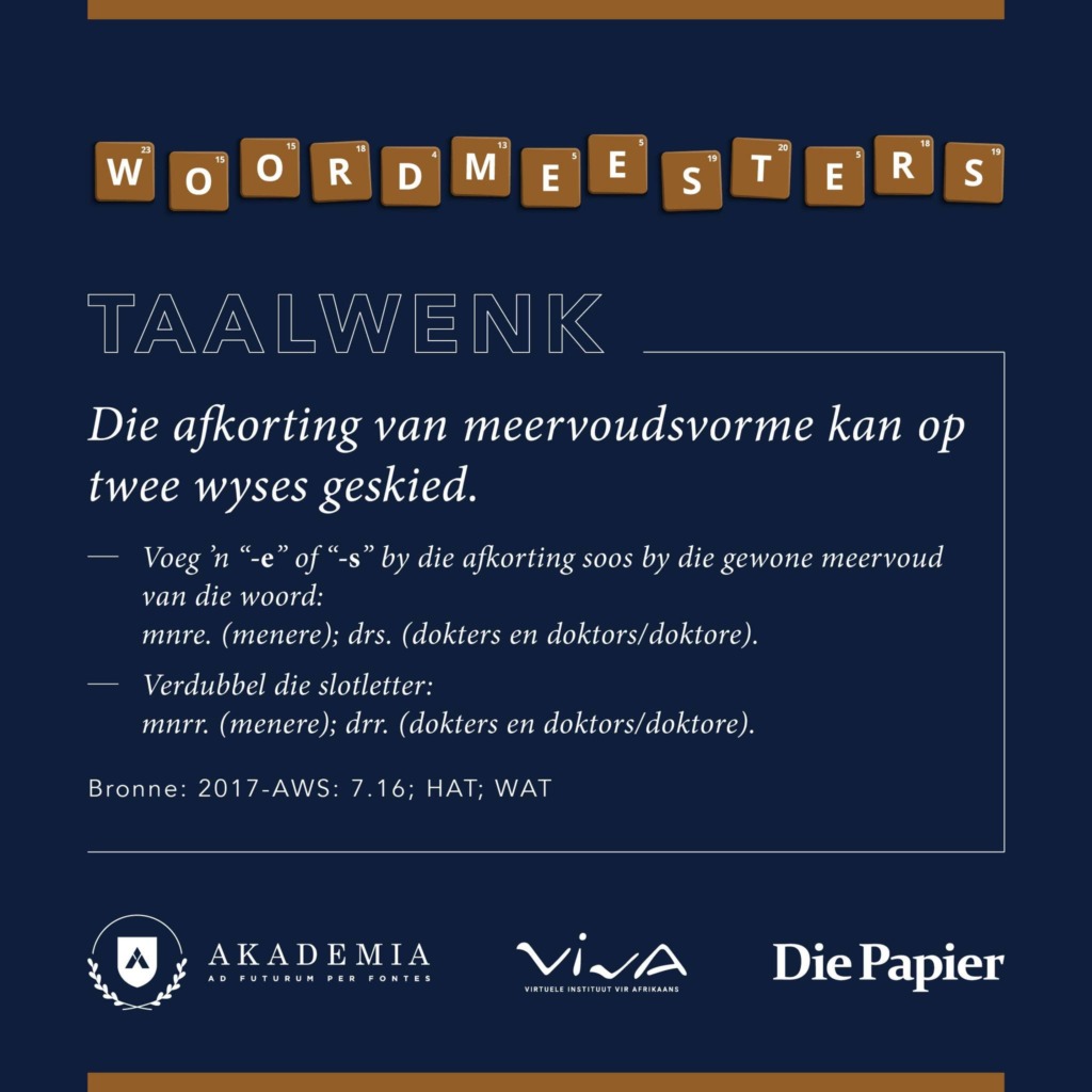 Woordmeesters.