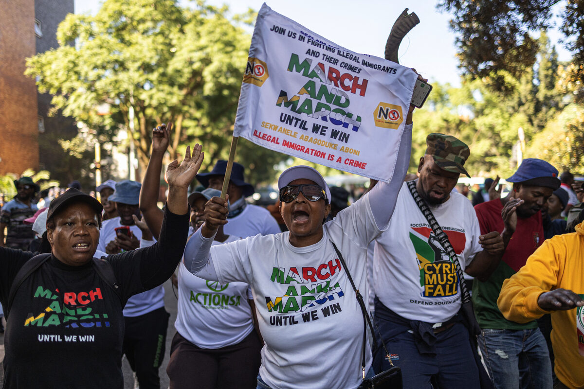 30 Junie-optogte: Só verloop March and March se frustrasie