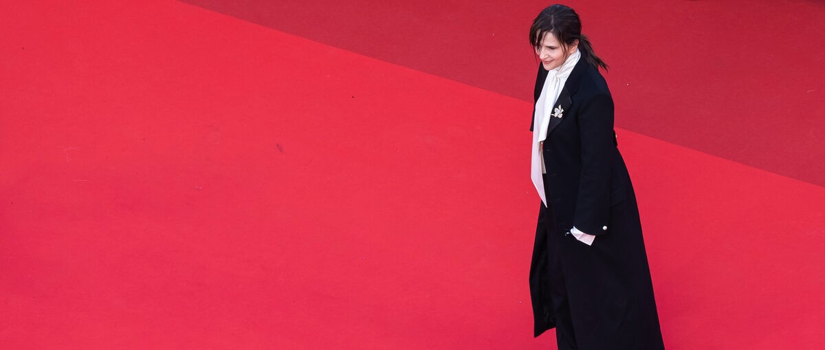 Juliette Binoche onlangs by die Cannes-rolprentfees in Frankryk.