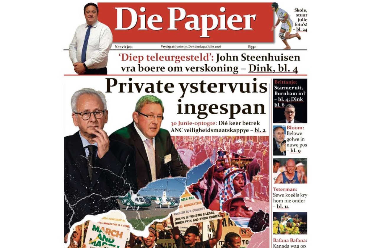 Die nuwe uitgawe van Die Papier is nou op die rakke en aanlyn beskikbaar