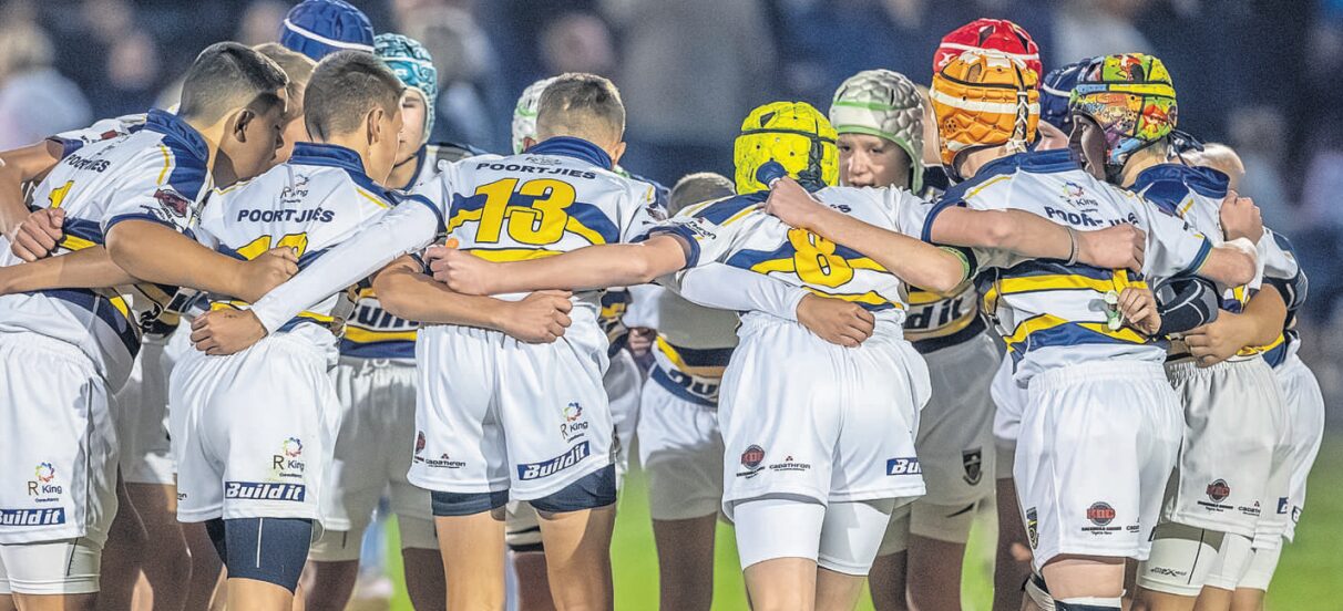 Die Laerskool Die Poort in Pretoria se eerste rugbyspan.