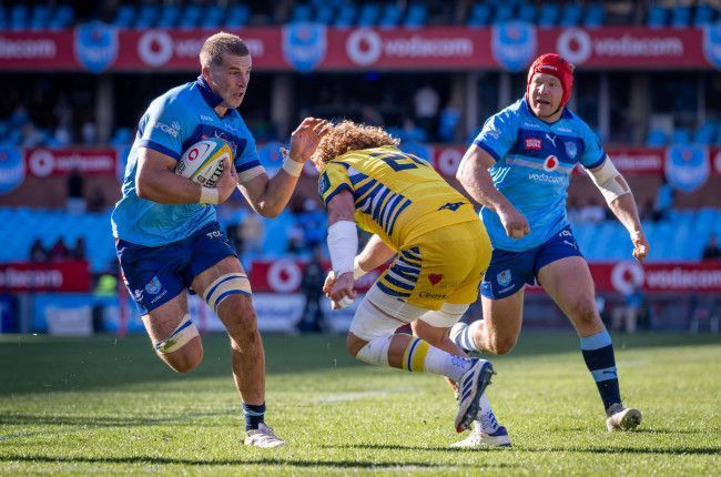 Cameron Hanekom van die Bulls in aksie.