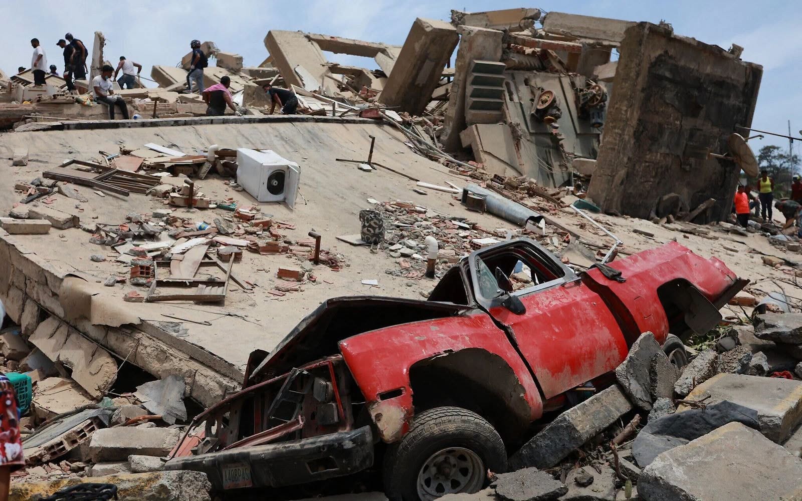 Die dodetal na twee aardbewings in Venezuela oorskry nou 1 400. Foto: Facebook/Severe Weather & Natural Disasters