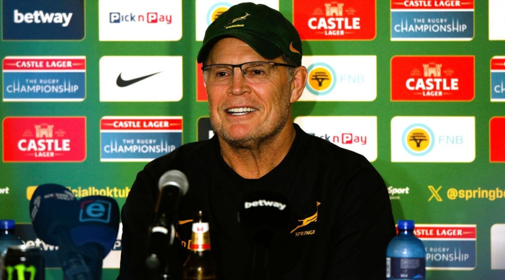Bok-breier Rassie Erasmus.