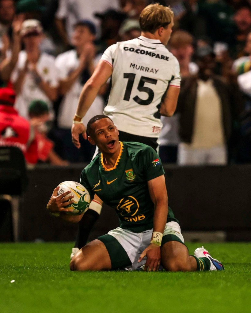Vleuel Jaco Williams was indrukwekkend tydens sy eerste amptelike Bok-wedstryd.