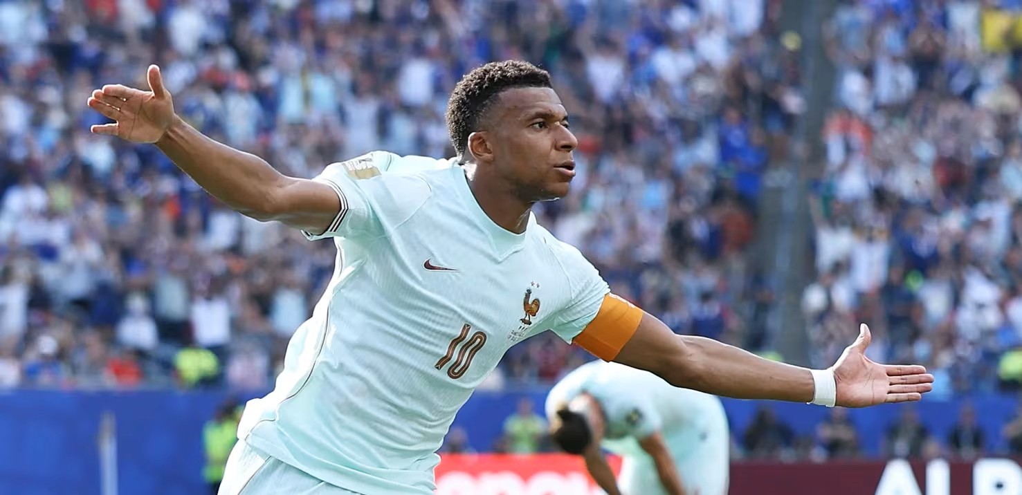 Franse sokkerster Kylian Mbappé.