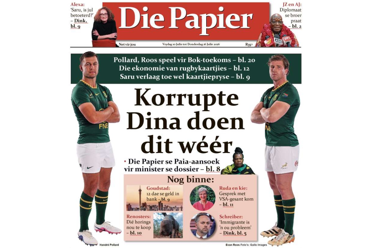 Die Papier – 10 Julie 2026