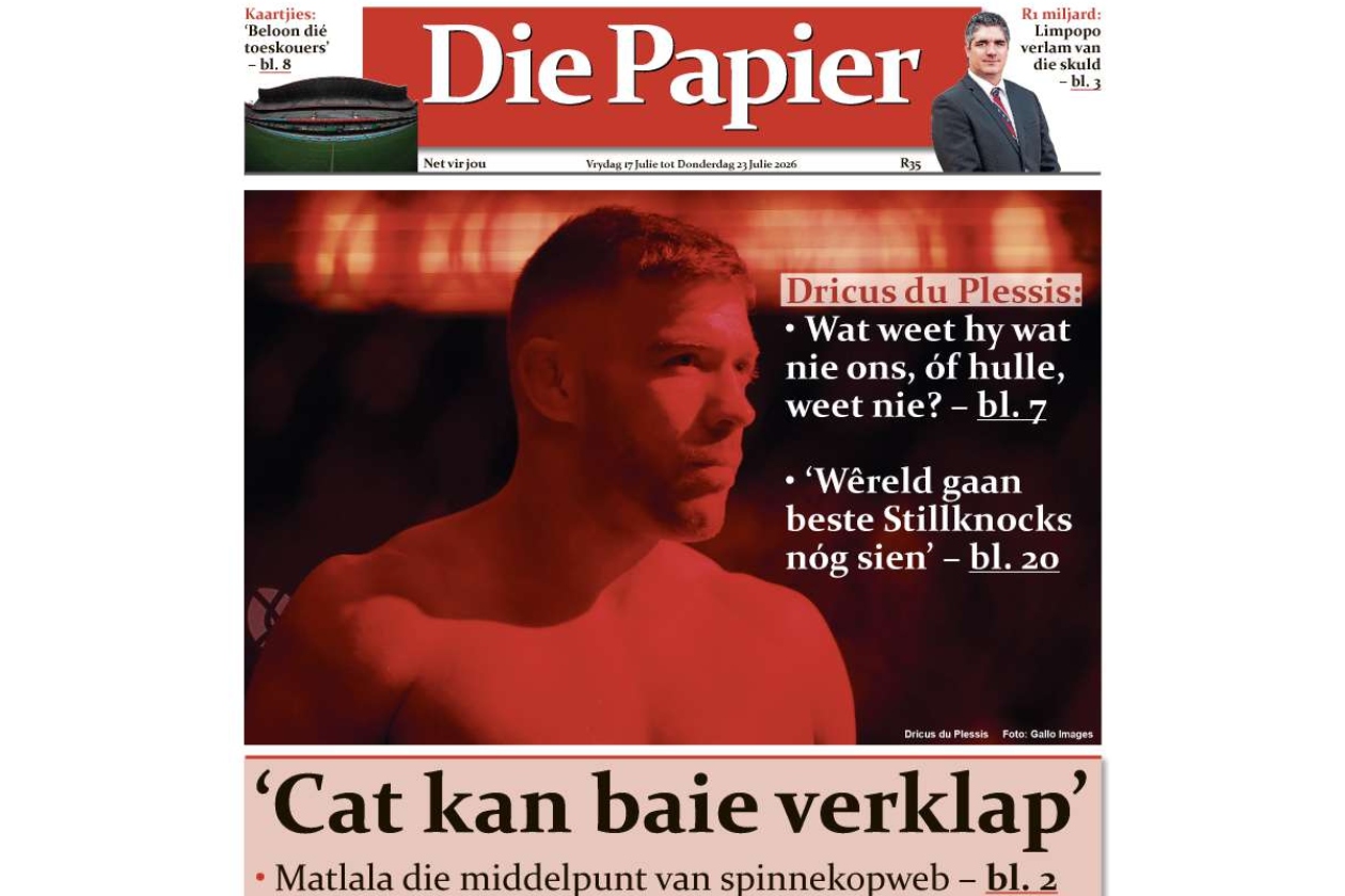 Die splinternuwe uitgawe van Die Papier is nou op die rakke en aanlyn beskikbaar