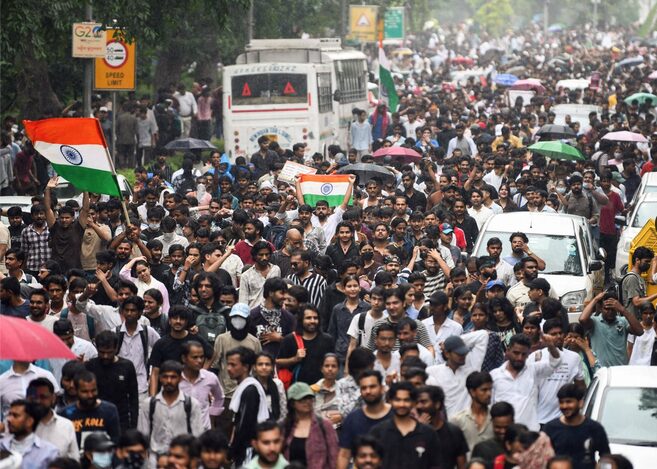 So is daar vroeër in die week na Delhi opgemars. Foto: X