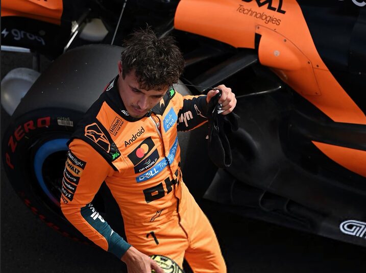 Lando Norris. Foto: X/@Luquetete23