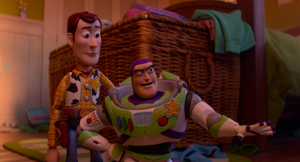 Woody en sy getroue vriend Buzz Lightyear.