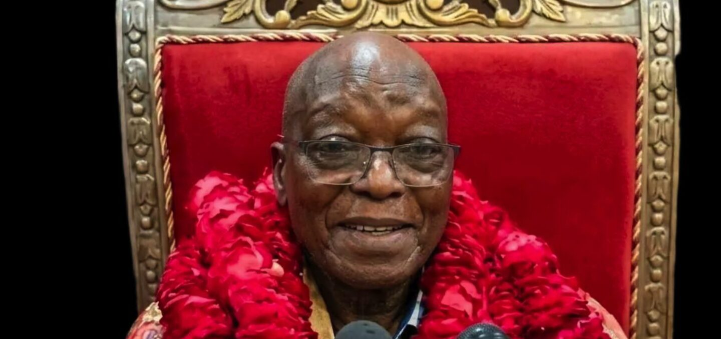 Oudpres. Jacob Zuma se ontvangs ‘ ’n verleentheid’