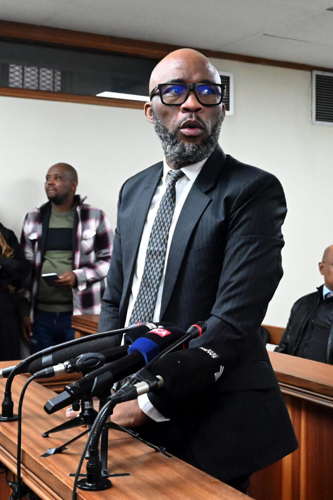 Vusimuzi ‘Cat’ Matlala in die gespesialiseerde handelsmisdaadhof in Pretoria.