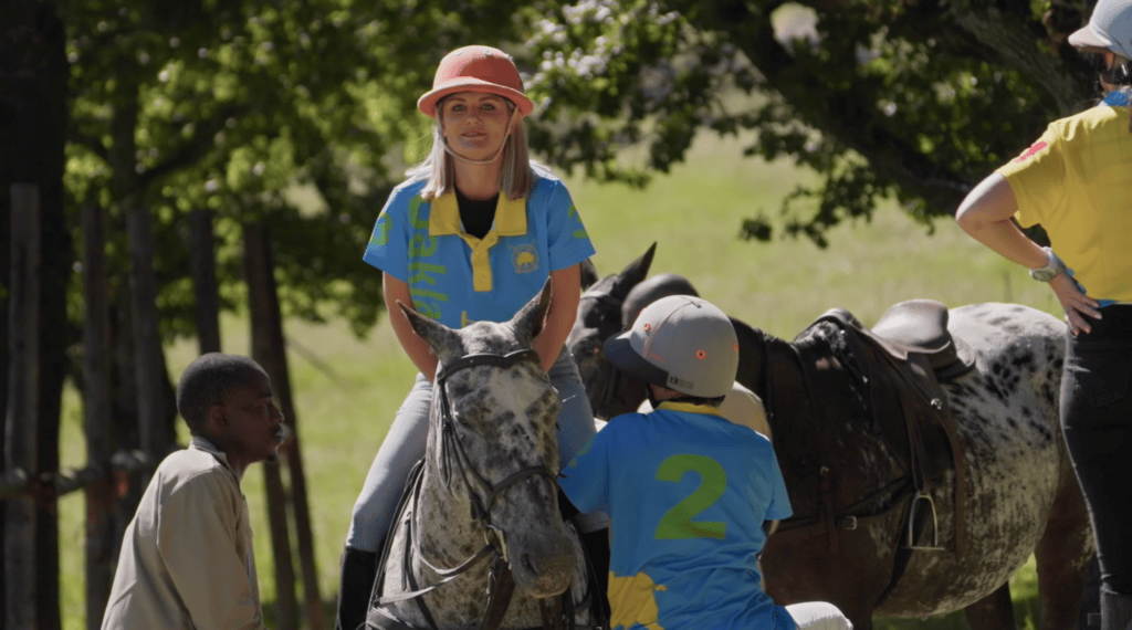 Madelé het vir die eerste keer perd gery. Foto: Verskaf