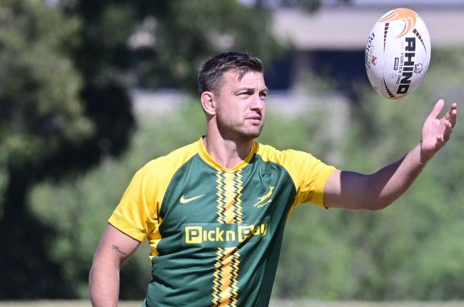 Handré Pollard het nie die fiksheidstoets geslaag nie en sal nie teen die All Blacks in Kaapstad begin nie. (Foto deur Sydney Seshibedi/Gallo Images)