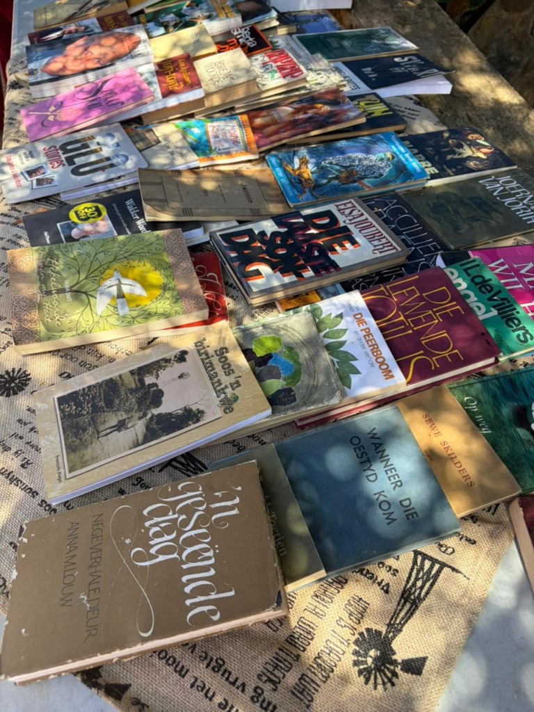 Wonderlike boek-vondse by Innibos Boekenaweek. Foto: Shanell Binedell
