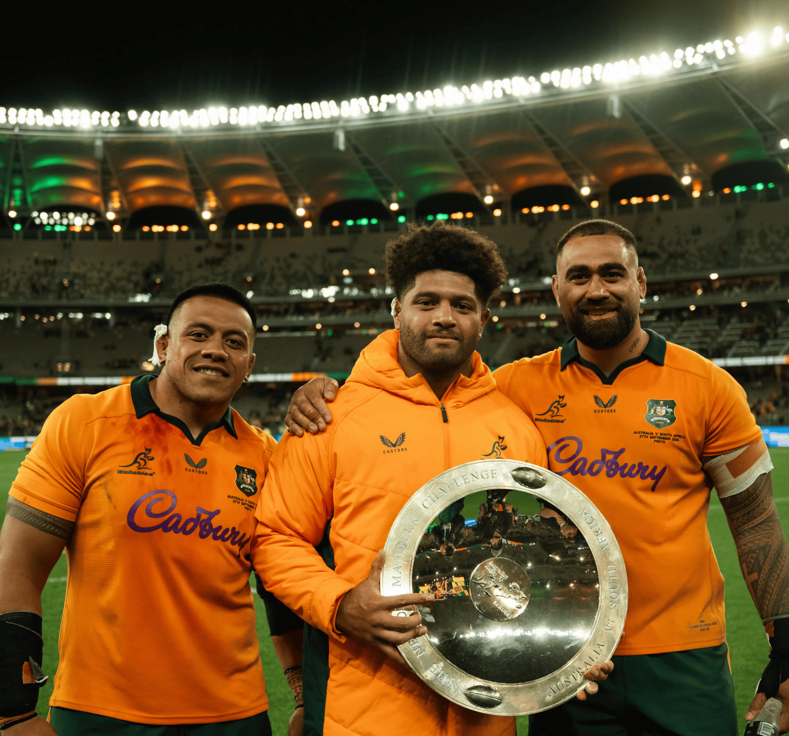 Die Wallabies het die Nelson Mandela-uitdaagskild gewen deur die Bokke 42-38 te klop.