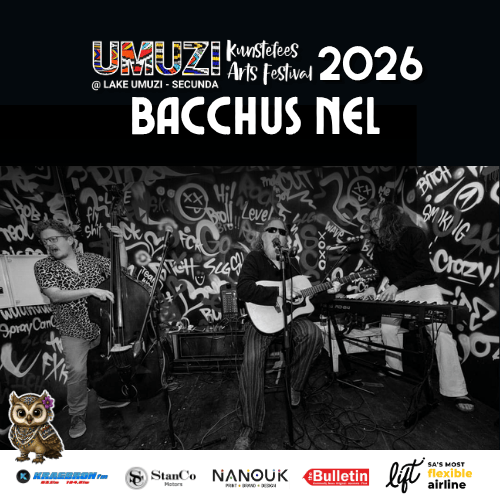 Bacchus Nel is deel van dié fees se musiekaanbod.