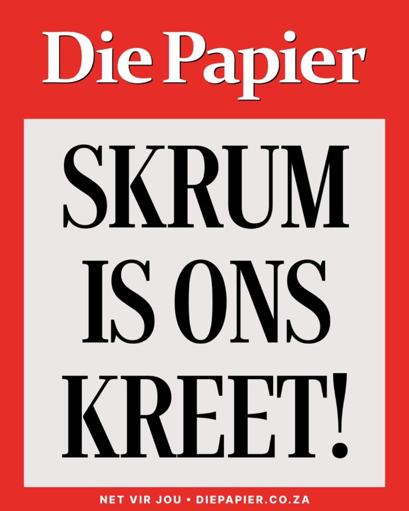 Skrum-plakkate.
