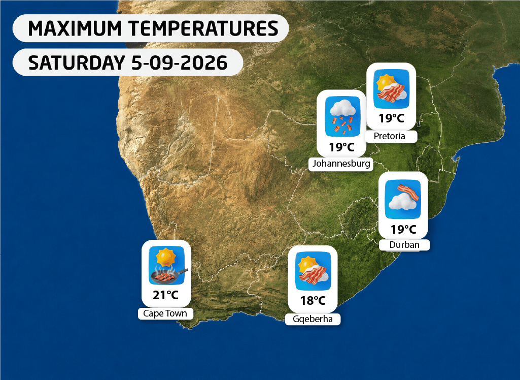 So lyk die kanse vir spek in verskeie provinsies.