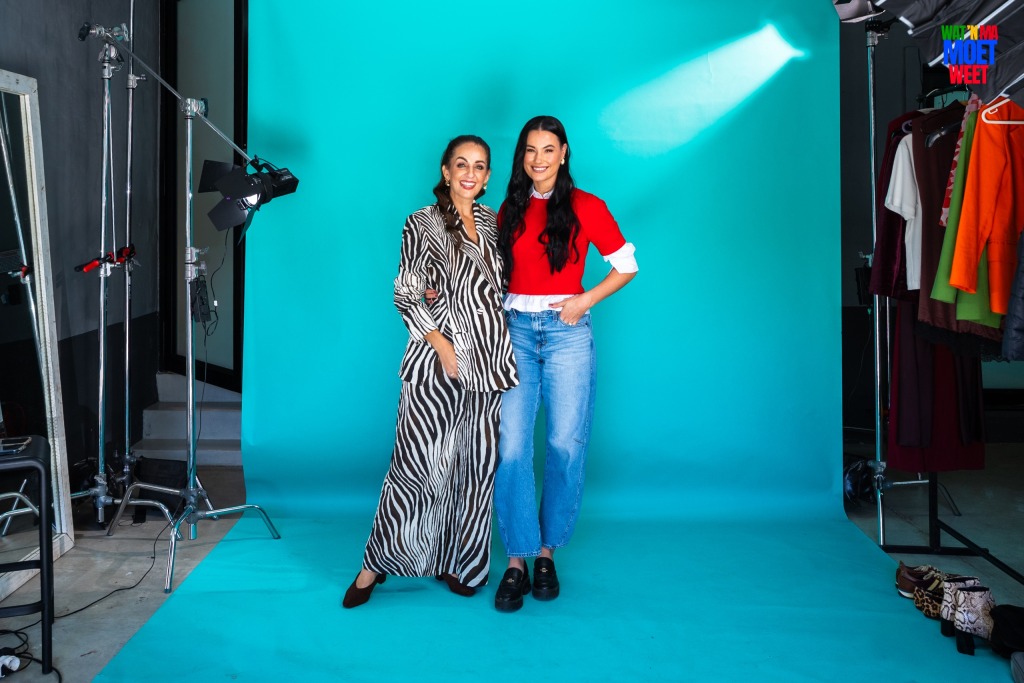 Efraine en Marise op die stel van 'Wat 'n ma moet weet'. Foto: Verskaf