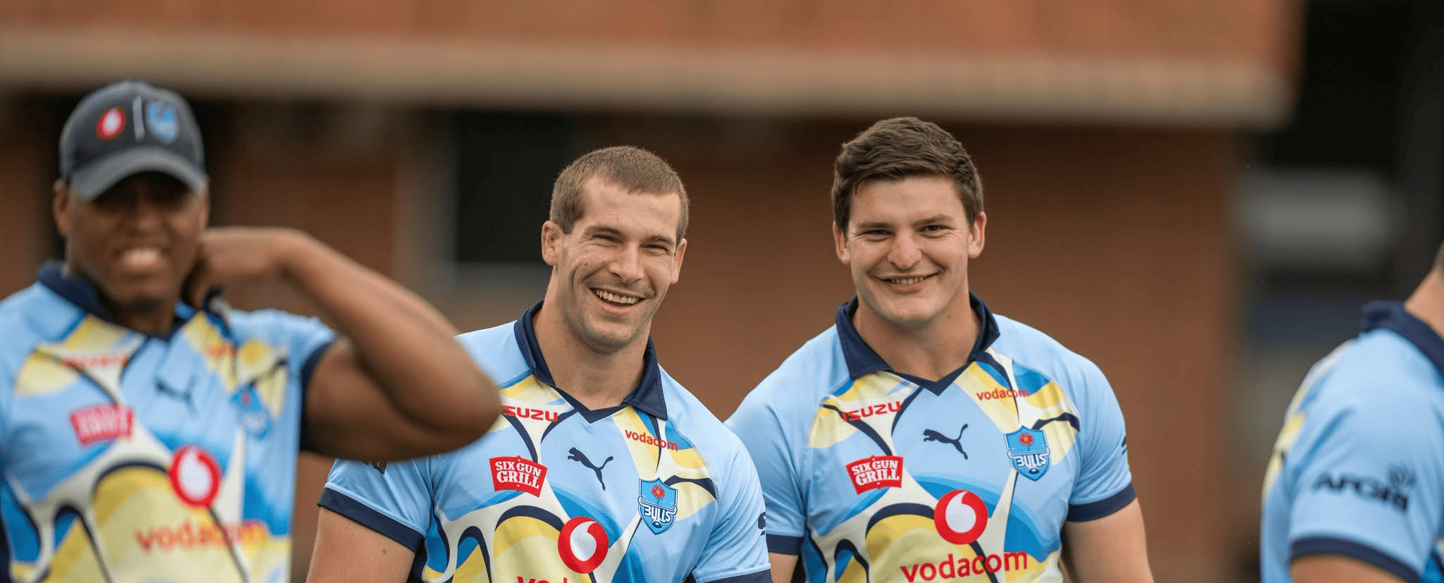 Cameron Hanekom en Elrigh Louw (regs). Foto: Facebook/BullsOfficial.