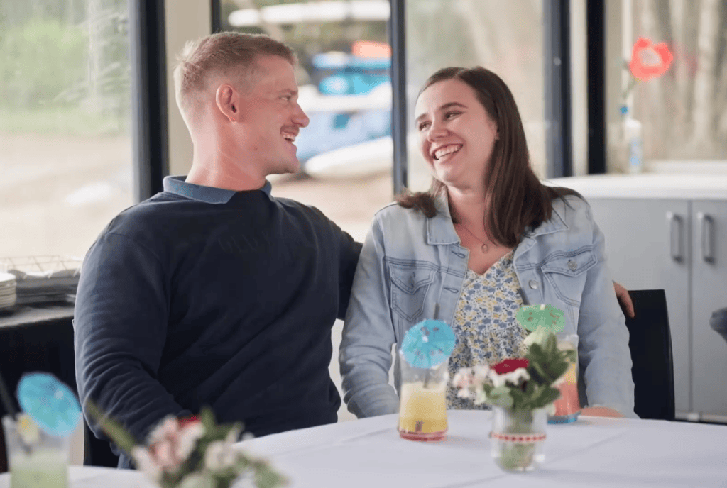 Arno en Rosanne straal behoorlik. Foto: Skermgreep