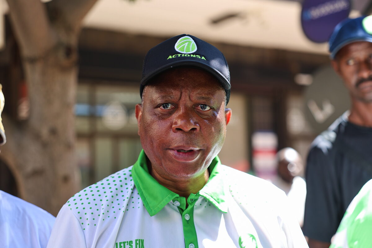 Herman Mashaba, ActionSA-leier.