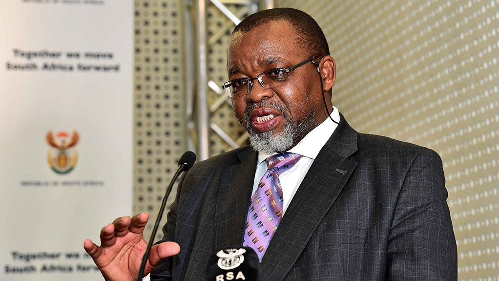 Gwede Mantashe, nasionale voorsitter van die ANC en minister van minerale en petroleumbronne.