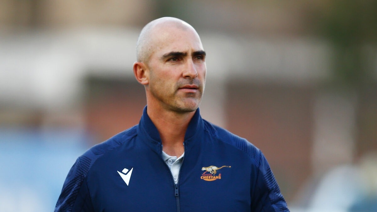 Ruan Pienaar, hulpafrigter van die Cheetahs. Foto: Steve Haag, Gallo.