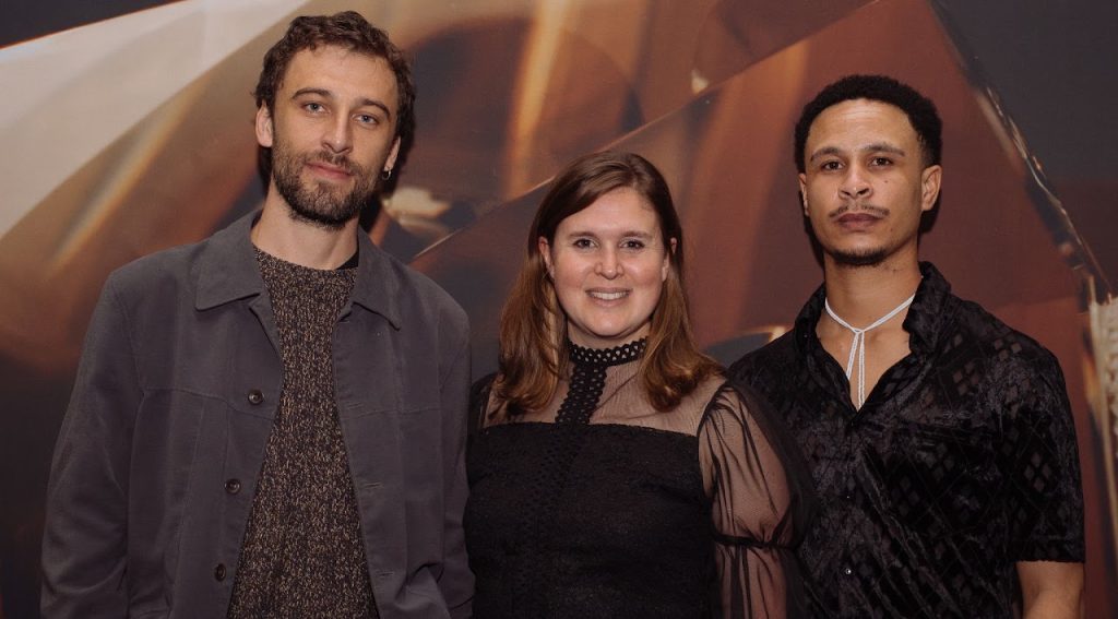 Jason Jacobs, Annemarie du Plessis en Devon Delmar. Foto: Kraalstories