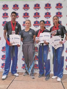 SPORT: Battling their way to top of podium