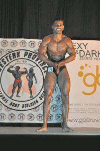 Bodybuilder takes to SA-stage