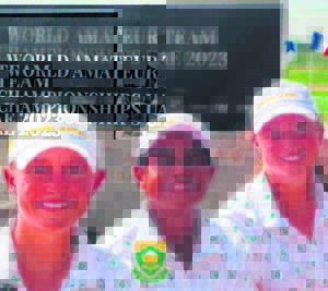 Somerset West golfer flies the flag in gold and green