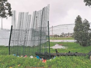 LETTER: Neglect of sporting facility