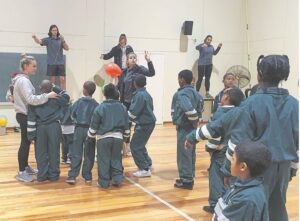 Leerders geniet sportdag